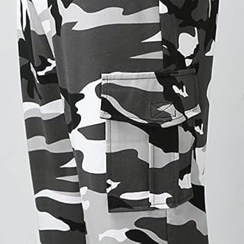 VaiKanhai Cargobroek voor heren, vrijetijdsbroek, katoenen broek, linnen broek, werkbroek, gemiddelde taille, harembroek, heren, baggy, lang, eenkleurig, sportbroek met zakken, sweatpants, herfst en