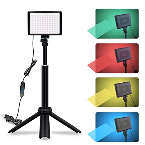 【Filtri colorati opzionali】 La luce in streaming è dotata di 4 filtri colorati (rosso/giallo/verde/blu), la luce è più morbida e i colori più ricchi. Puoi cambiare il colore della luce con 4 diversi tipi di filtri per creare foto e video fantastici.(Nota: i filtri colorati devono essere utilizzati con il diffusore bianco.)