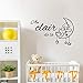 Lindo dibujo animado francés decoración de la habitación del bebé Au clair de la lune pegatinas de pared de vinilo decoración de dormitorio de niños franceses pegatinas de pared A6 90x56 cm
