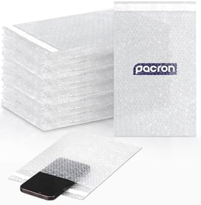 500 Pack 4x5.5 Inch Bubble Pouches – Self-Seal Clear Cushioning Bags For Small Items 2 thumbnail image