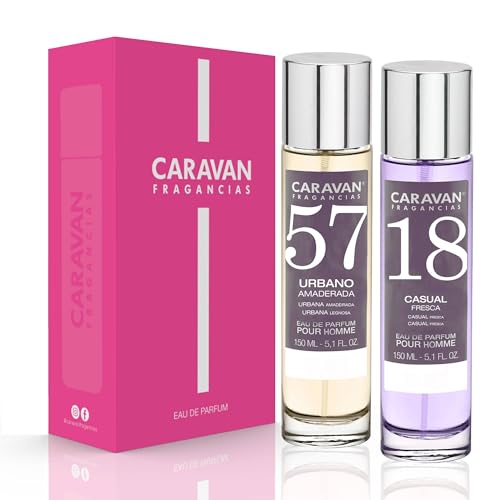 CARAVAN FRAGANCIAS - CAJA DE REGALO con 2 Perfumes: Nº18 y Nº57...