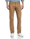 Naked & Famous Denim Men's WeirdGuy Low-Rise Tapered-Leg Chino In Beige Selvedge