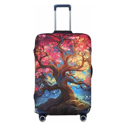Housse de bagage anti-poussière élastique noire pour valise XL de 45,7 à 81,3 cm