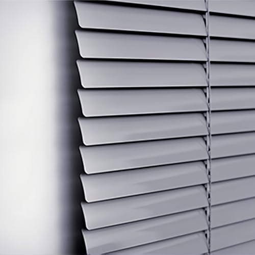 GZDXBF Persianas Horizontales De Aluminio para Interior/Exterior, Persianas Opacas Impermeables para Oficina, Baño, Dormitorio, Varios Tamaños(Gray)
