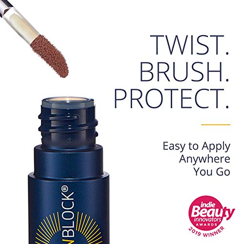Brush On Block Protective Lip Oil, Broad Spectrum Spf 32 Sunscreen, Fig (Subtle Mauve) #TOP2