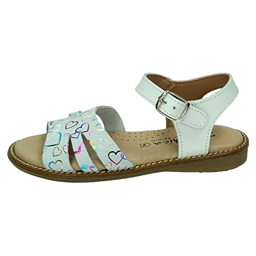 Sandales coeurs fille blanche taille 25 chaussure été enfant