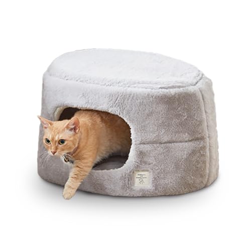 アイリスオーヤマ 犬 猫 ベッド 2WAYドームペットベッド P2DB-460 グレー 幅約46×奥行約37×高さ約15