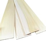 1/4" x 3-1/2" x 4' 10-Pack Solid Poplar Board, Unfinished, The Millwork Outlet