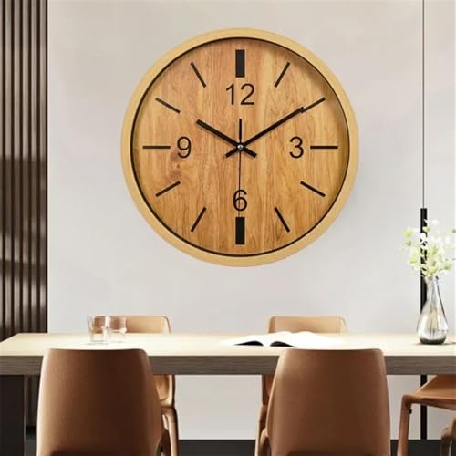 Horloge murale en bois créative pour offrir un cocon de sérénité - 3