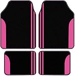 Flying Banner Car Carpet Floor Mats Anti-Slip Waterproof Front Rear Set Fit for SUV, Trucks, Sedans, Vans 4 PCS (Gray)
