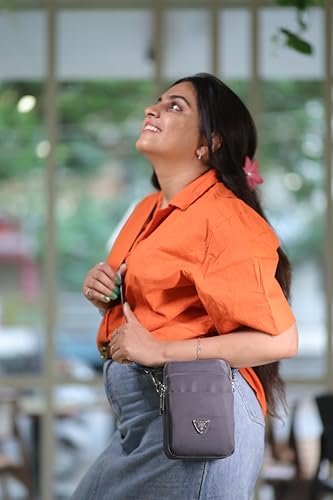 Image of J I Women's Small Cross-Body Phone Bag Stylish Mobile Cell Phone Holder Pocket Purse Wallet Sling Bag Mini Shoulder Bags