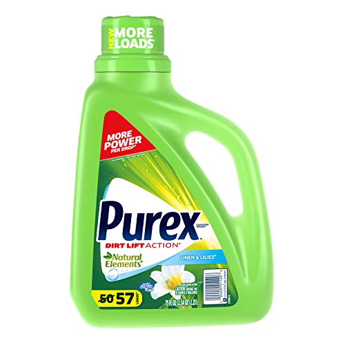 Image of Purex Liquid Laundry Detergent, Natural Elements Linen & Lilies, 75 Fluid Ounces, 57 Loads