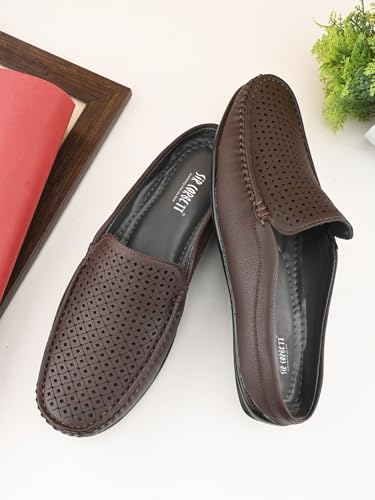 Image of SIR CORBETT Leather Back Open Mule Loafers Shoes for Men (Size 6 to 13)