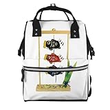 マザーズバッグ 鯉のぼり 竹柄 水彩イラスト 和風 ママバッグ 大容量 多機能 軽量 バックパック マザーズリュック リュック ベビーカー用 おむつバッグ 出産祝い 防水 乾湿分離 旅行 掛けるベルト リュックサック ベビー用品収納