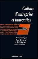 Culture d'entreprise et innovation (Collection Recherche et entreprise) (French Edition) 2876820684 Book Cover