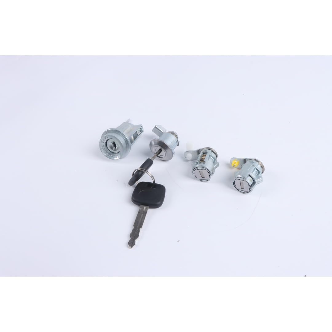 Lenksäule Blinker Lichtschalter Passend für Pickup 4Runner, ersetzt 69005–35030, 69058–60041, D2191608, 69005–35130, Auto-Zündschloss-Sperrzylinder mit 2 Schlüsseln