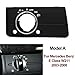 Goodithy Front Left Dashboard Headlight Switch Cover Head Light Panel Trim Replacement Compatible with Mercedes Benz W211 E Class 320 350 550 2003 2004 2005 2006 2007 2008 (Model A)