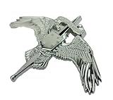 Reproduction MARSOC U.S.Marine Corps Raider Qualification Badge Pin Silver