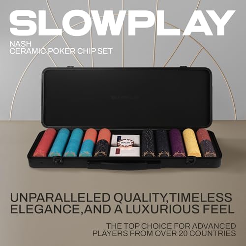 Foto von SLOWPLAY Poker-Set, Keramik… (500 pcs Numbered)
