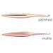 Furls Crochet Hook, Blush Streamline Metal Polished & Matte Finish, Ergonomic Handle Crochet Hooks 7