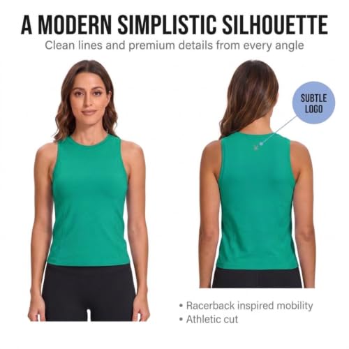 Image of Spyder Womens Workout Tank Tops - Seamless Workout Tank Tops Woman, Yoga Tops for Women, Athletic Activewear Gym Tanks