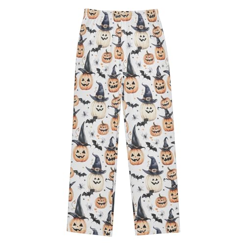 Pajama Pants Funny Halloween Pumpkins PJ Bottoms Sleepwear Lounge Sleep Pant with Pockets