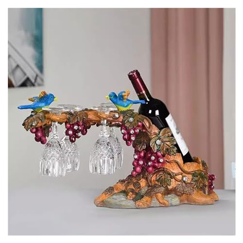 Soporte para botellas de vino SONGCHAO azul compacto miniatura 5