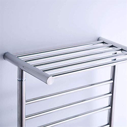 Chauffe-serviettes mural haut de gamme en acier inoxydable durable - 4