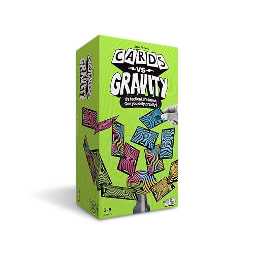 Image of Big Potato Cards vs Gravity Pro: Ultimate Stacking & Balancing Travel Game | Waterproof Card Game for Camping, Vacations & Family Fun | 2-8 Players