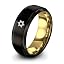 04 - Yellow Gold Black Tungsten