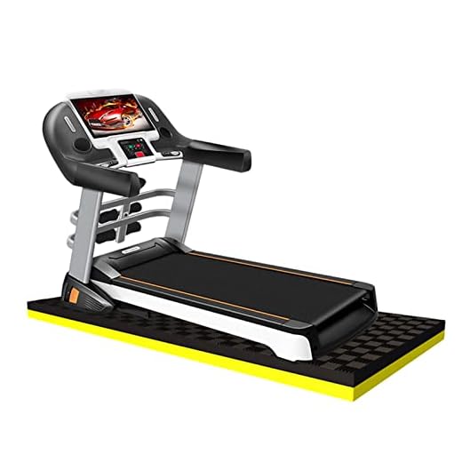 V3VOGUE High Density Non-Slip Sound Absorbing Mat for Treadmills, Non-Slip Exercise Equipment Mat Noise Reduction, for Exercise Equipment, Treadmill, Resistance Trainer, Gym Flooring