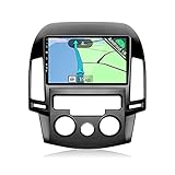  YUNTX Android 10 2 DIN Autoradio For Hyundai I30 (2006-2011) - 9 Pulgadas - Gratis Cámara Trasera - Soporte Dab / GPS / Mandos de Volante / CarPlay / WiFi / Bluetooth 5.0 /MirrorLink