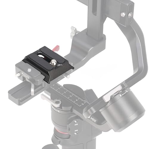 Image of Hersmay Arca Swiss Quick Release Plate for DJI Ronin RS2 RSC2 RS3 RS3PRO RS3mini Plate Gimbal Stabilizer Accessories Compatible with Manfrotto Tripod Plate