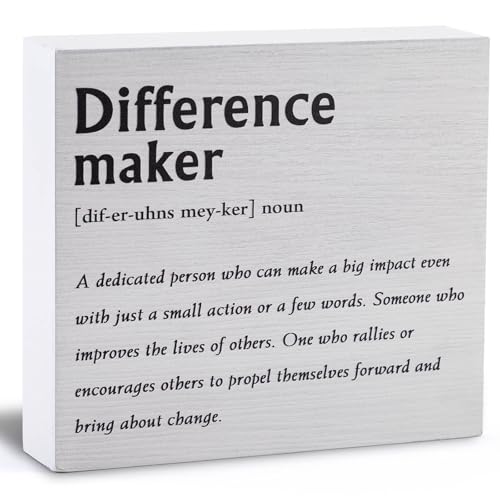 Esur Difference Maker Definition Motivational Home Office Desk Decor -