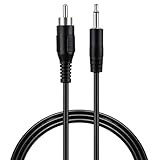 Jxiwfvl 3.5mm to RCA Audio Cable, 6.5ft Mono 3.5mm to RCA Cable Adapter, 1/8 Inch Male Plug Male Audio Plug Jack Connector for Headphone, Speakers, Subwoofer, Pre-Amp,TV