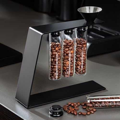 Botellas de café apilables de vidrio de borosilicato y diseño de moda 6