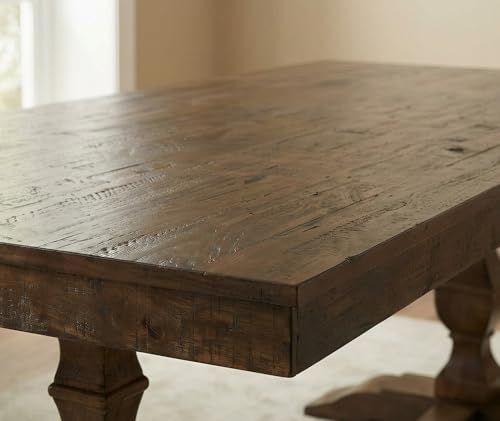 WAMPAT 74.8-inch Long Vintage Farmhouse Dining Table for 6-8 People - Image 4
