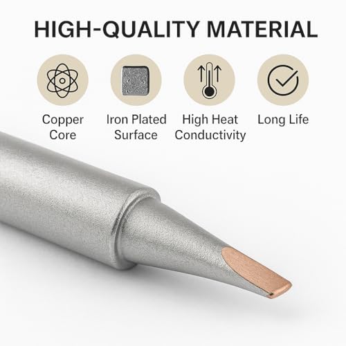 Image of DZK 60W Premium Soldering Iron with Adjustable Temperature Control Knob & 5 Stainless Steel Tips | Fast Heating, Easy Installation, Heat-Resistant Handle - Ideal for PCB, Wire & DIY Projects
