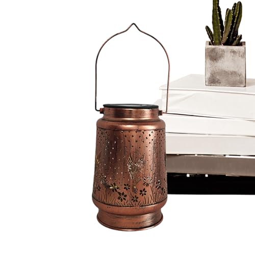 Lanterne solaire colibri étanche pour illuminer un jardin trop sombre la nuit