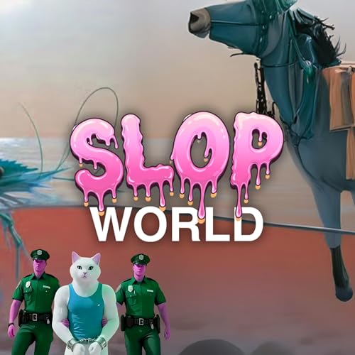 Slop World Podcast Por Juan Faisal / Kate Cook arte de portada
