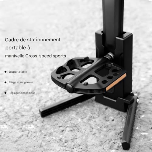 Soporte de pedal para bicicleta urbana de montaña ajustable anti-basculamiento 2