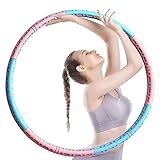 【WELLENDESIGN】: Der Fitness Exercise Hoop Reifen verwendet ein spezielles welliges Design, das nicht nur die Kontaktflächen vergrößert, die Kalorienverbrennung beschleunigt, sondern auch die Taille massiert und Ihnen das Gefühl gibt, Fett zu verbrennen. Verbrenne mehr Kalorien!