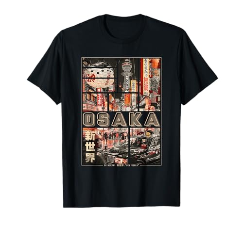 Japan Osaka Vaporwave in Japanese Retro Vibes Aesthetic T-Shirt