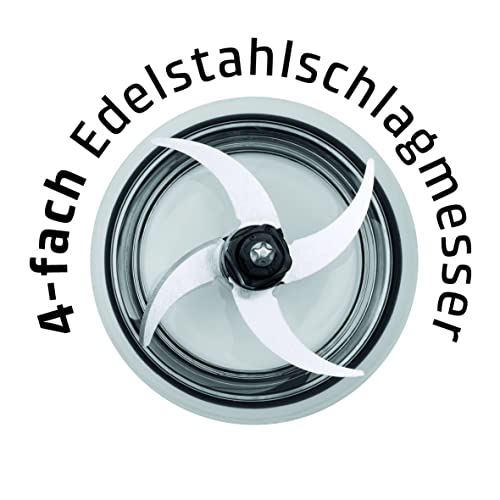 Zerkleinerer Caso UZ 400, Universal-, 4 hochwertige Messer