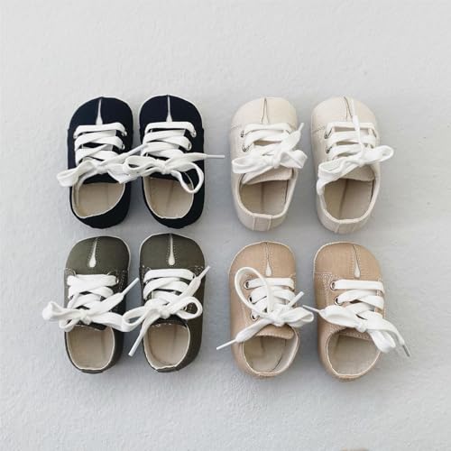 Unisex Baby Shoes Infant Non-Slip Soft Sole Canvas Newborn First Walking Shoes Boys Girls Lighteweight Sneakers2