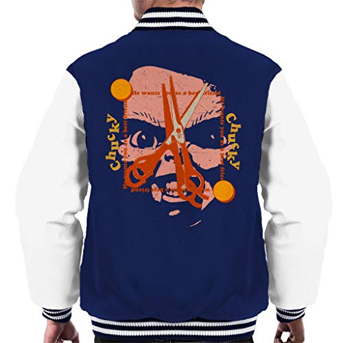 Veste Varsity Chucky Face pour Homme All+Every Blouson Américain