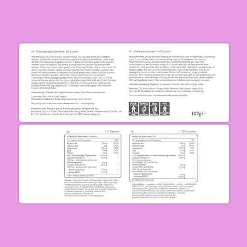 Keto Complex Max – Huile TCM, Thé Vert, Vitamines et Minéraux – Compatible avec des régimes pauvres en Glucides et régimes Cétogène (Keto) – 120 Gélules – Fabriqué au Royaume-Uni par Nutravita – Image 6