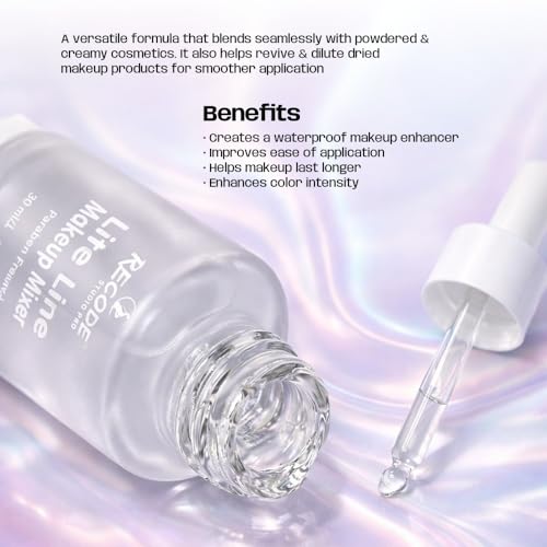 Image of Recode Life Line Makeup Mixer 30ml | Long Lasting | Waterproof | Brings Life to Old Makeup Products