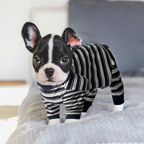 Image of FEimaX Dog Recovery Suit After Surgery, Pet Abdominal Wounds Post Surgical Shirt for Dogs Cats, Puppy Spay Neuter Prevent Licking Onesie Alternative Bandages E-Collar & Cone