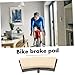 Happyyami Wool Brake Pads for Stationary Exercise Bikes Noise Reduction Cycling Brake Replacement Parts for Smooth Indoor Workouts